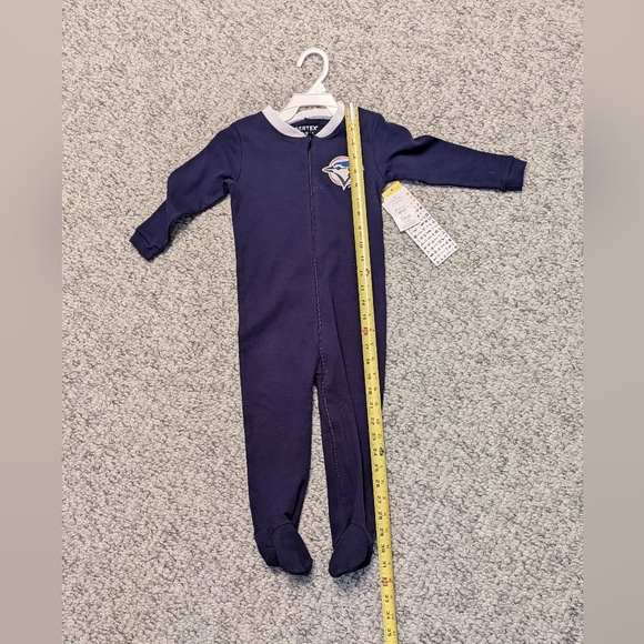 BNWT MLB Toronto Blue Jays Kids (18-24 Months) 1 Piece Footies/Pyjamas/Sleepers - Picture 5 of 13